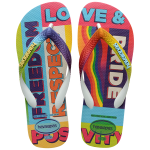 Men's Top Pride Rainbow Flip Flops