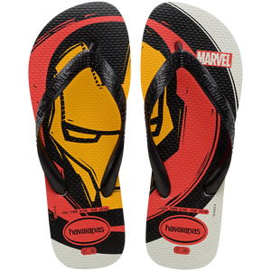 Men's Marvel Logomania Top Flip Flops