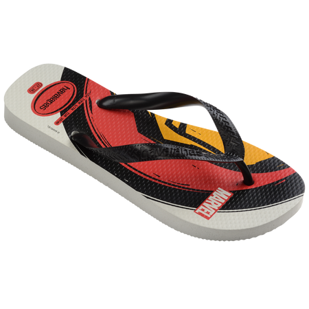 Men's Marvel Logomania Top Flip Flops