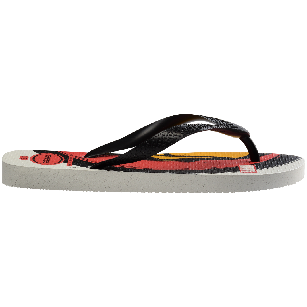 Men's Marvel Logomania Top Flip Flops