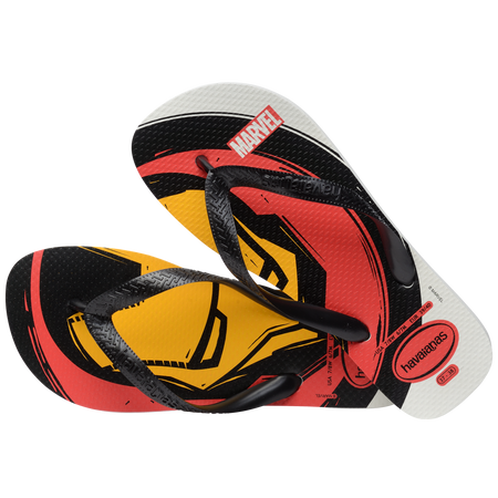 Men's Marvel Logomania Top Flip Flops