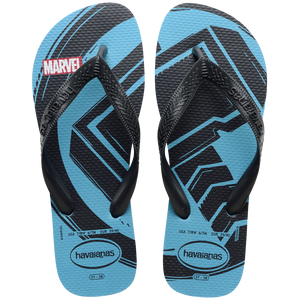 Men's Marvel Logomania Top Flip Flops