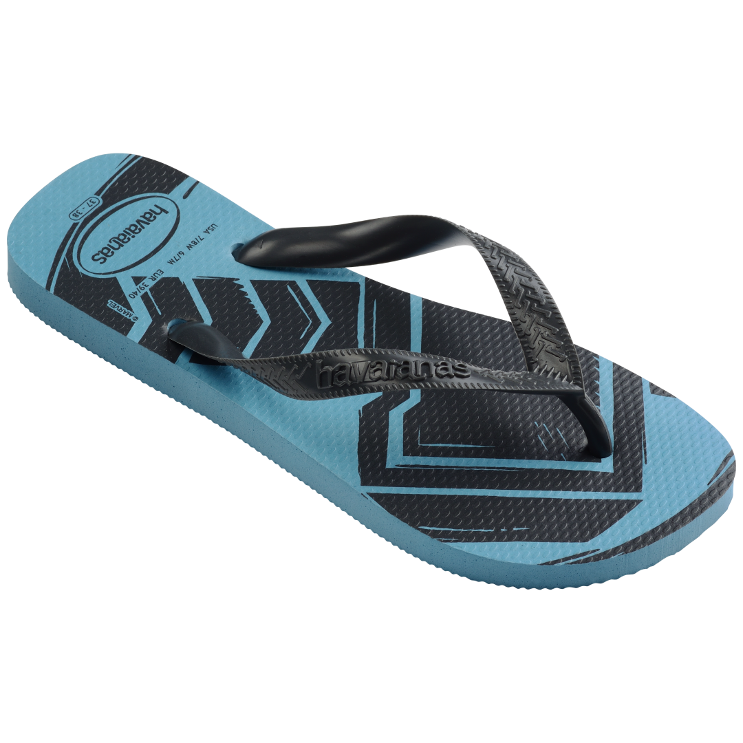 Men's Marvel Logomania Top Flip Flops