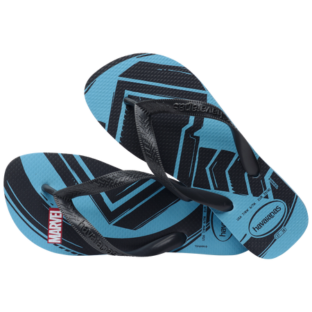 Men's Marvel Logomania Top Flip Flops