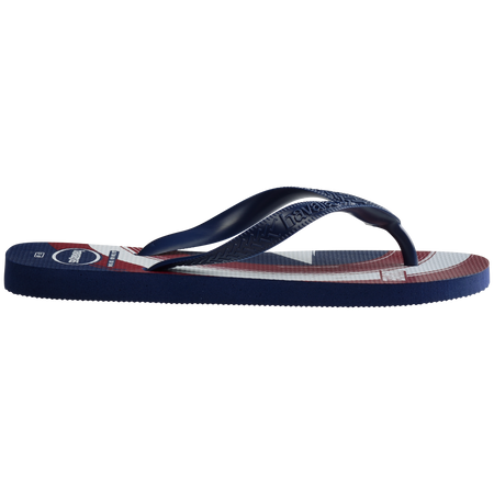 Men's Marvel Logomania Top Flip Flops