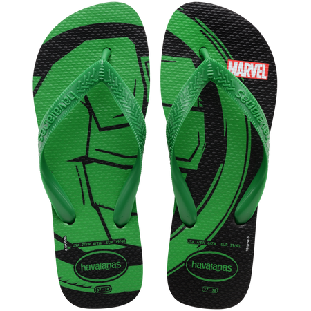 Men's Marvel Logomania Top Flip Flops