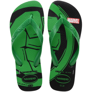 Men's Marvel Logomania Top Flip Flops