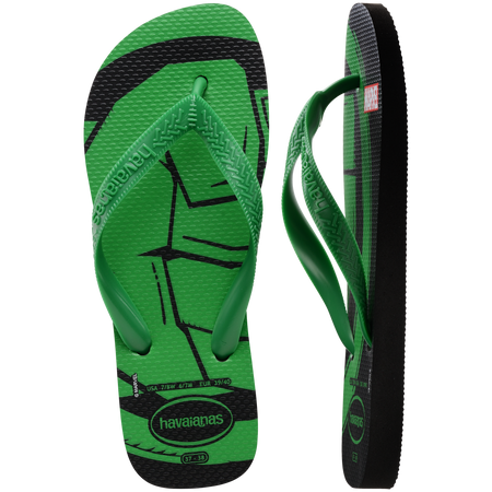 Men's Marvel Logomania Top Flip Flops