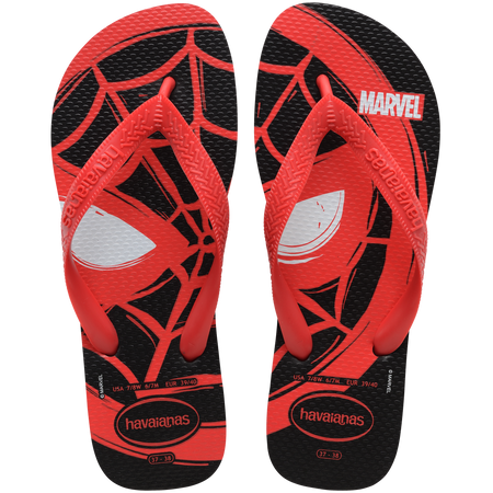 Men's Marvel Logomania Top Flip Flops