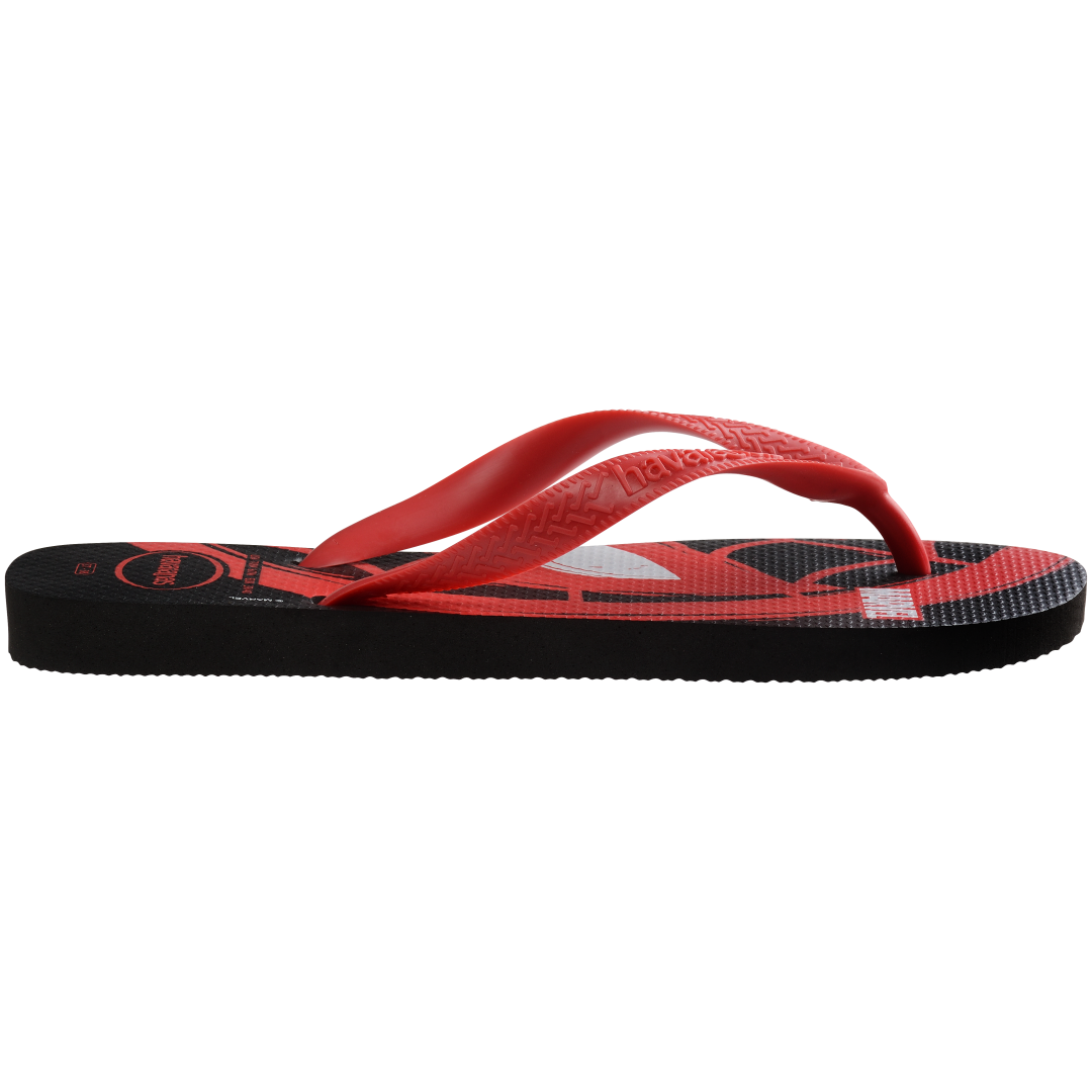 Men's Marvel Logomania Top Flip Flops