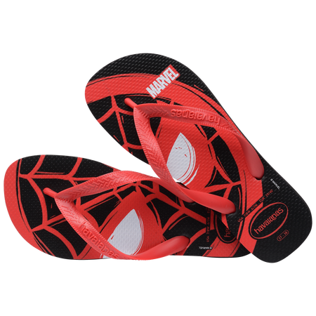 Men's Marvel Logomania Top Flip Flops