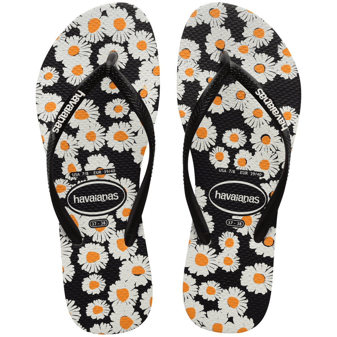 Kids' Slim Daisy Flip Flops