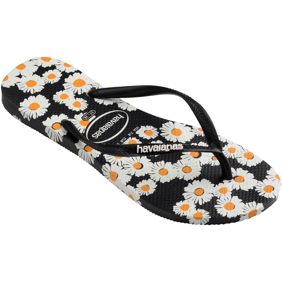 Kids' Slim Daisy Flip Flops