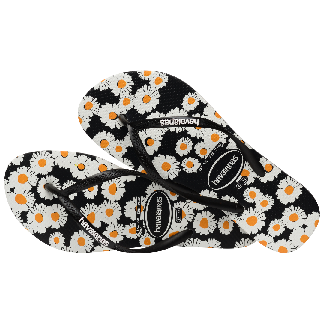 Kids' Slim Daisy Flip Flops