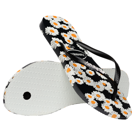 Kids' Slim Daisy Flip Flops