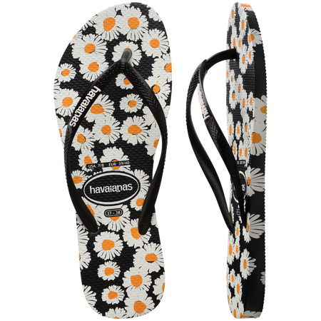 Kids' Slim Daisy Flip Flops