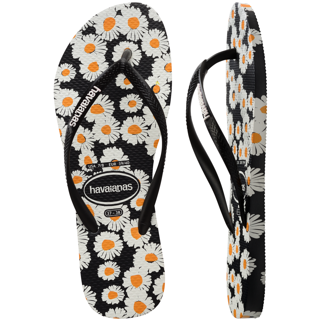 Kids' Slim Daisy Flip Flops