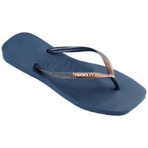 Women's Slim Square Glitter Flip Flops