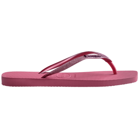 Women's Slim Square Glitter Flip Flops