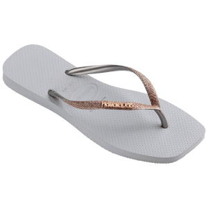 Women's Slim Square Glitter Flip Flops