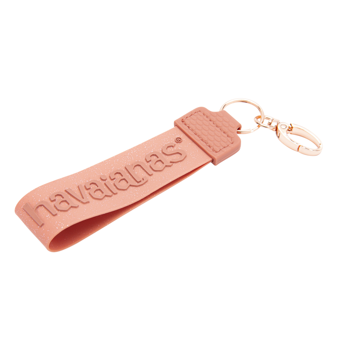 Women's Glitter Rubber Keychain