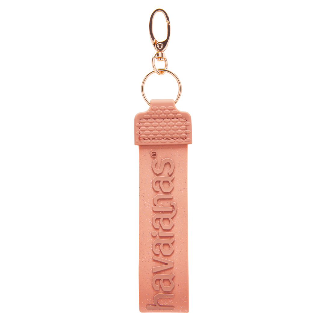 Women's Glitter Rubber Keychain