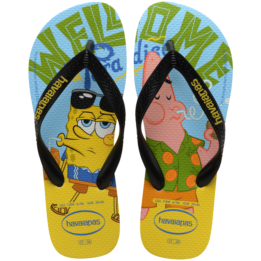 Kids' Spongebob Top Flip Flops