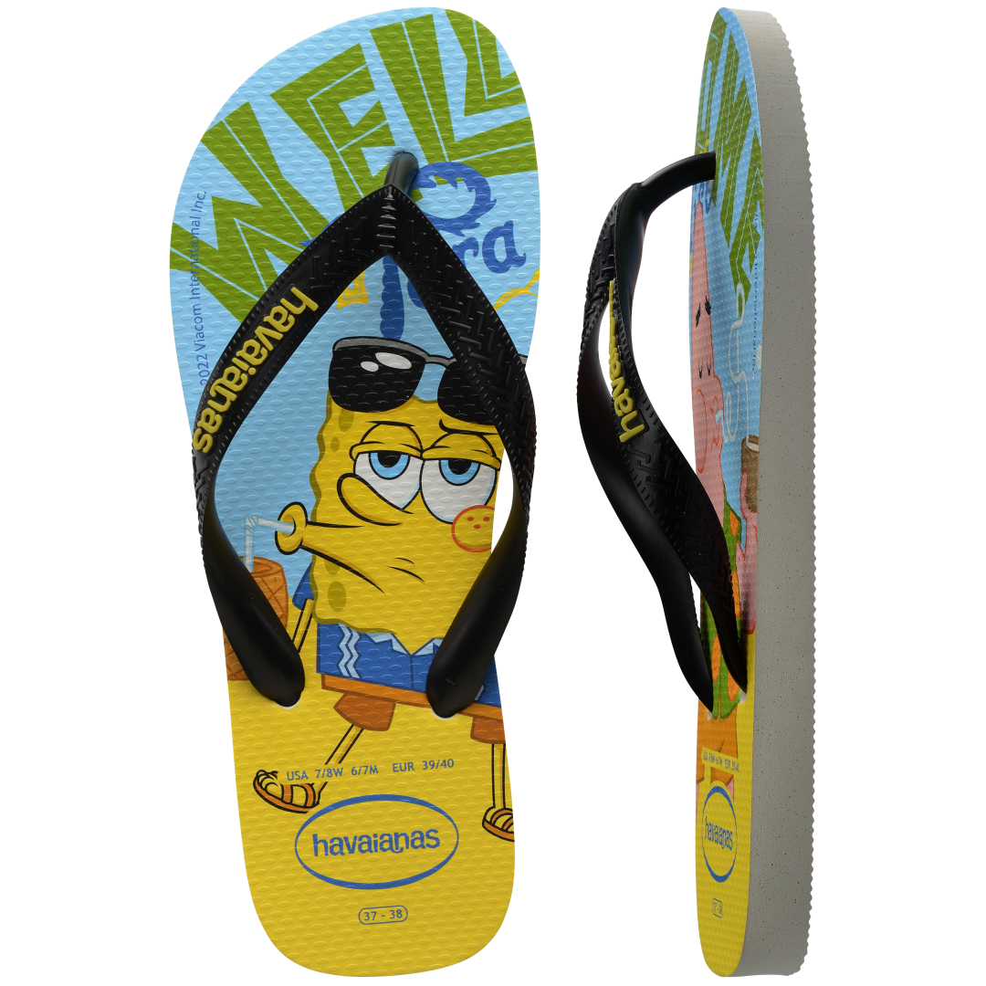 Kids' Spongebob Top Flip Flops