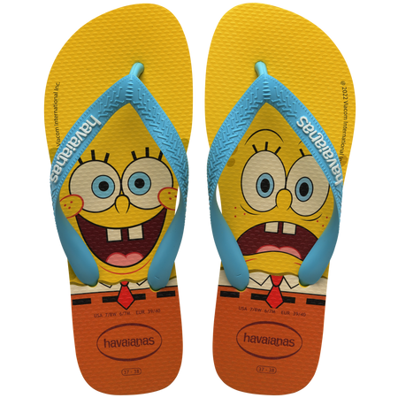 Men's Spongebob Top Flip Flops