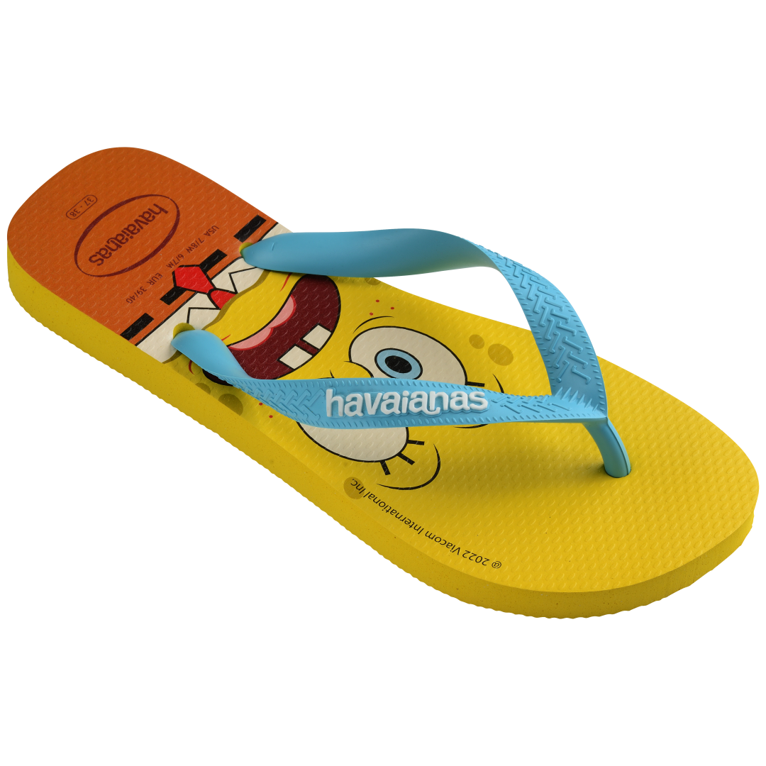 Men's Spongebob Top Flip Flops