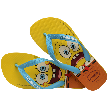 Men's Spongebob Top Flip Flops