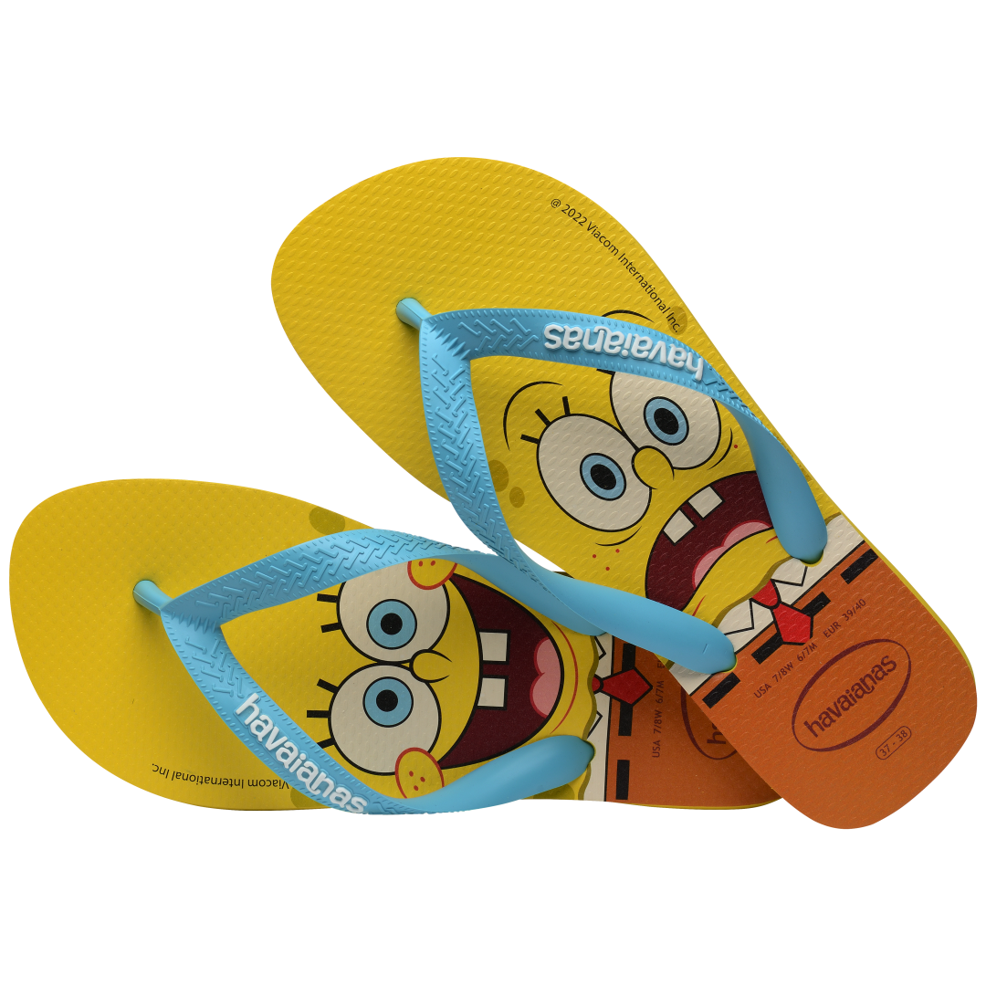 Men's Spongebob Top Flip Flops