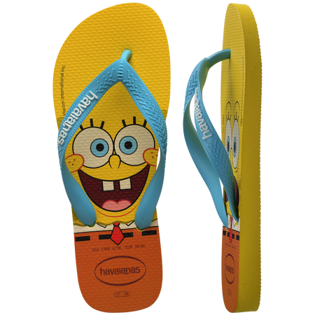 Men's Spongebob Top Flip Flops