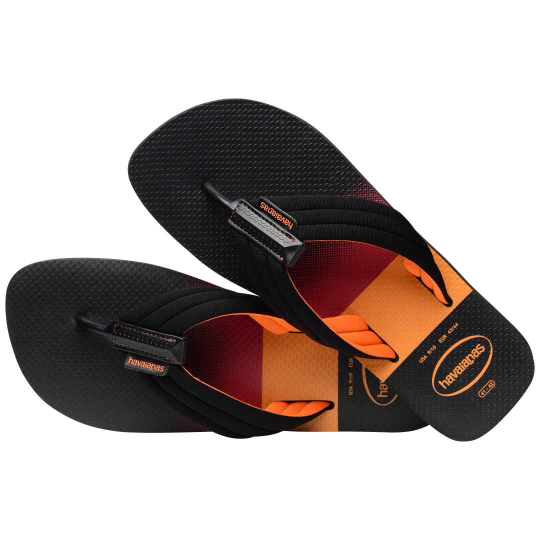 Men's Urban Print Flip Flops