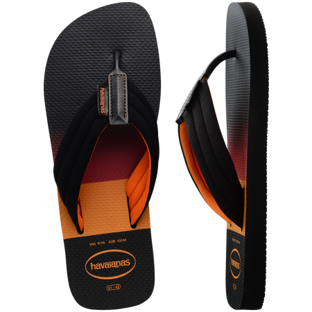 Men's Urban Print Flip Flops