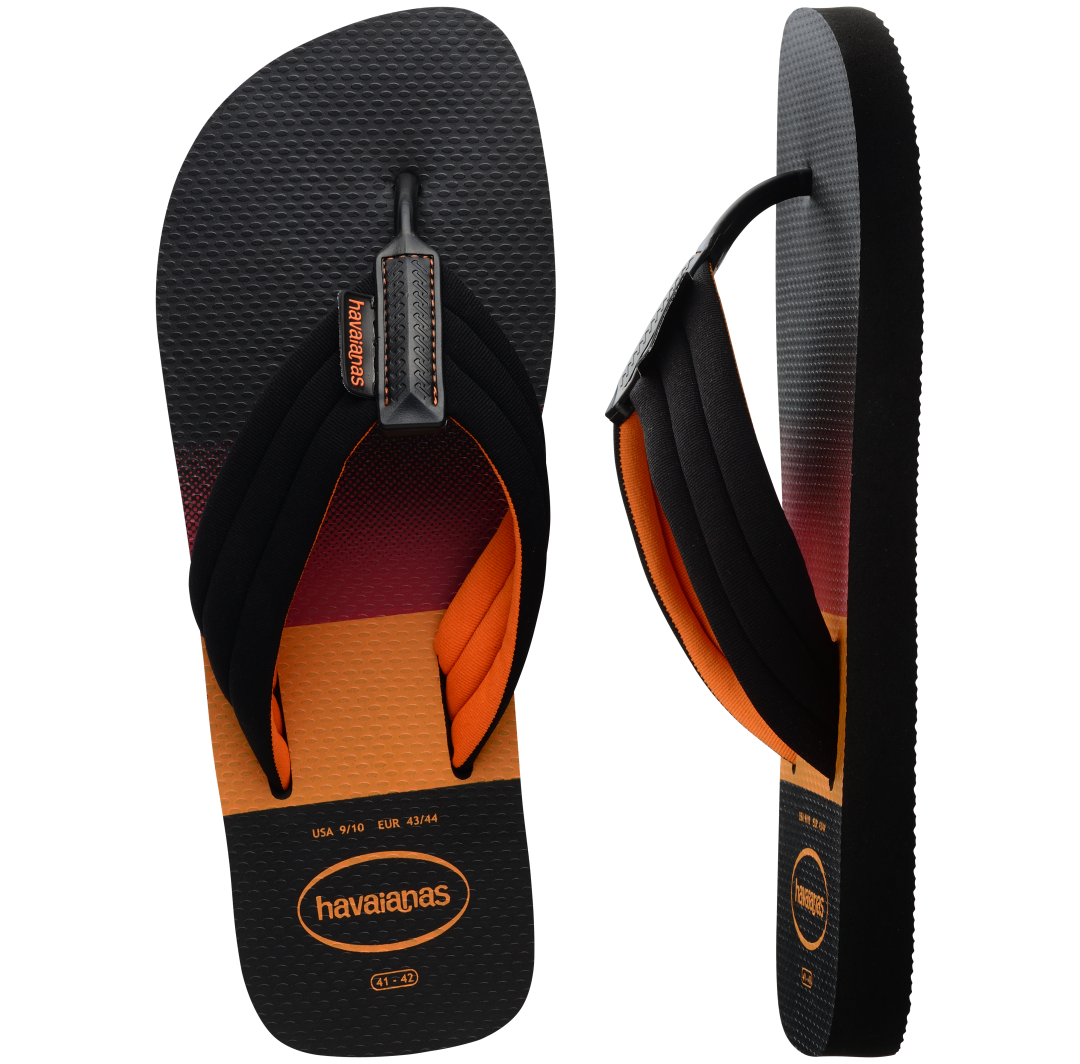 Men's Urban Print Flip Flops