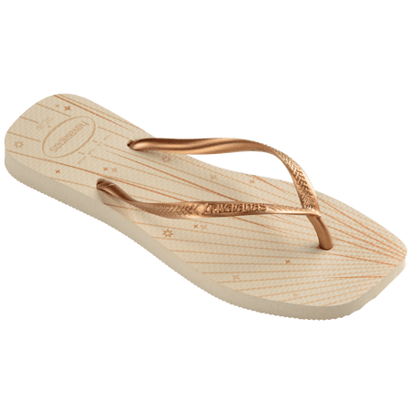 Women's Slim Square Fireworks Flip Flops