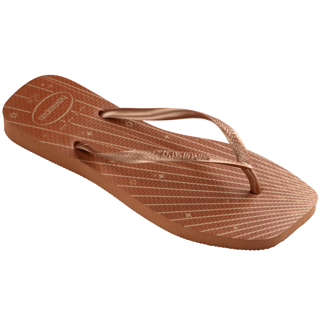 Women's Slim Square Fireworks Flip Flops