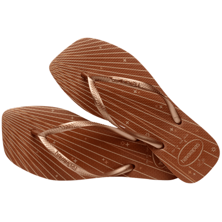 Women's Slim Square Fireworks Flip Flops