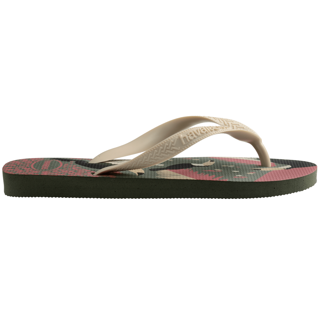 Women's Tropical Vibes Top Flip Flops