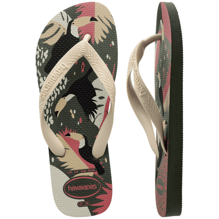 Women's Tropical Vibes Top Flip Flops