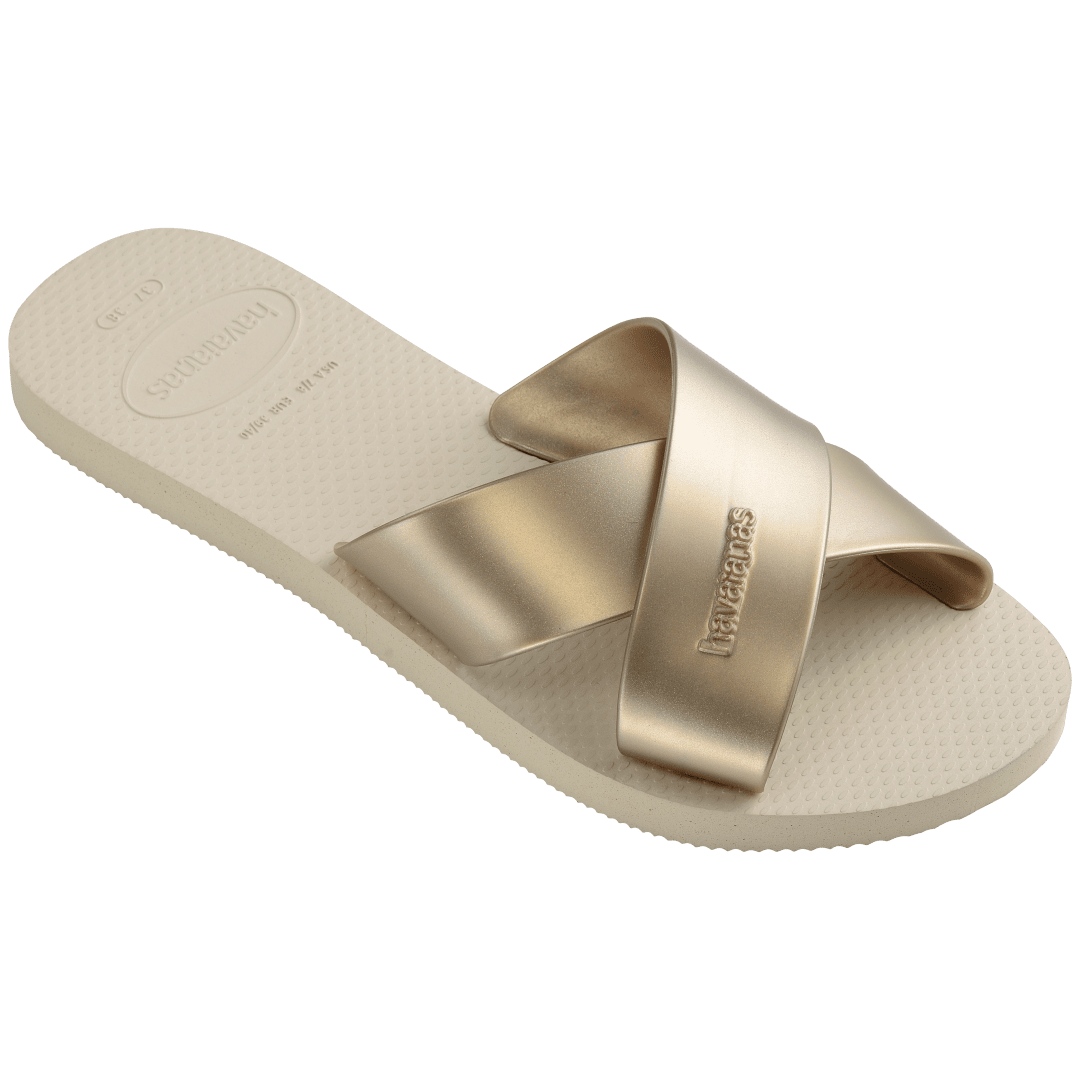 Women's Aqua Metallic Sandals