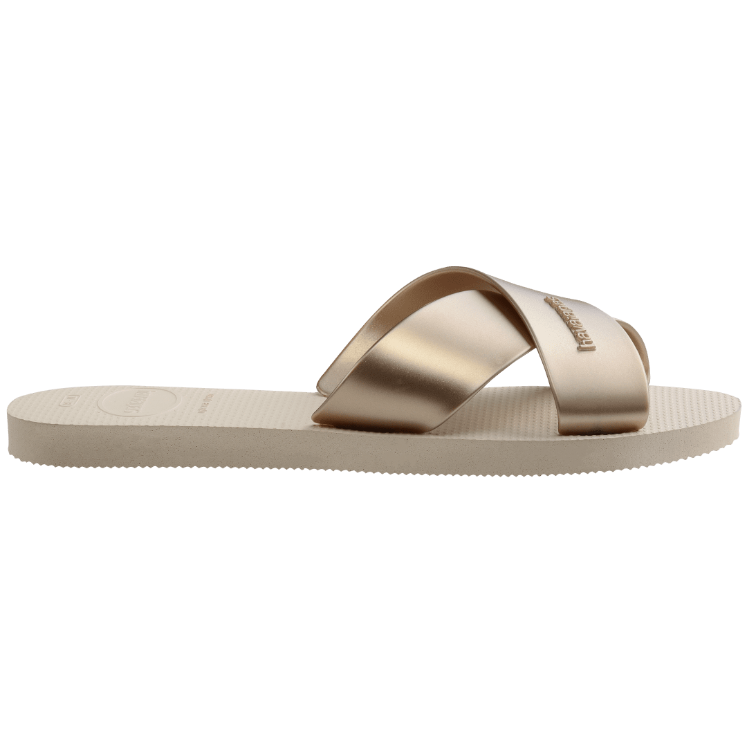 Women's Aqua Metallic Sandals