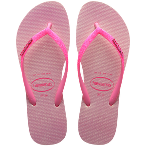 Kids' Slim Glitter Iridescent Flip Flops