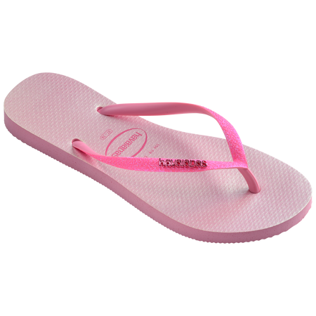 Kids' Slim Glitter Iridescent Flip Flops