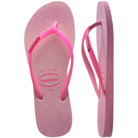 Kids' Slim Glitter Iridescent Flip Flops