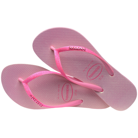 Kids' Slim Glitter Iridescent Flip Flops