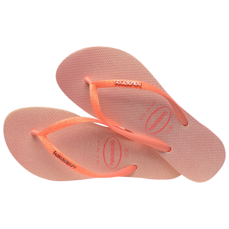 Kids' Slim Glitter Iridescent Flip Flops