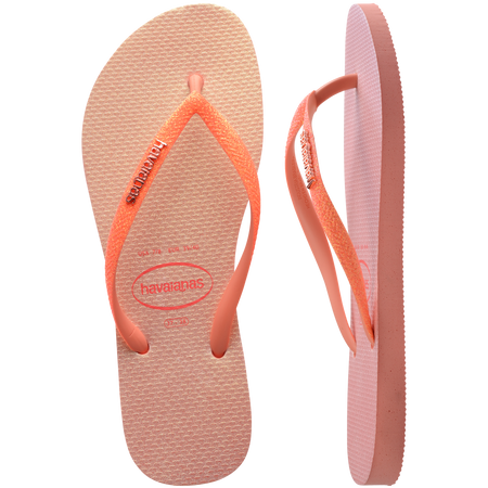 Kids' Slim Glitter Iridescent Flip Flops