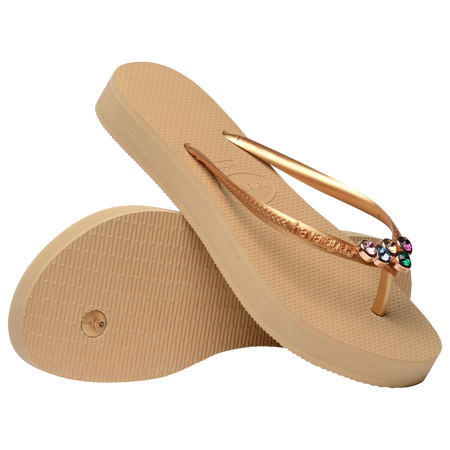 Women's Slim Flatform Luxury Flip Flops